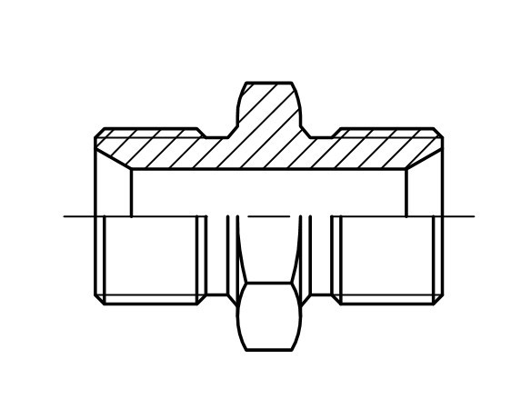 英管外螺紋60°內錐或六角端面用組合墊密封